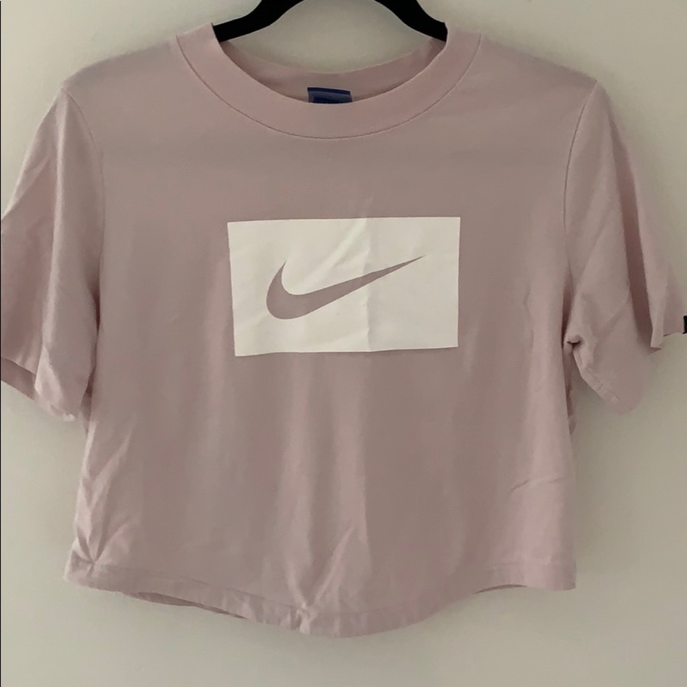 Nike Light Pink Crop Top T-Shirt